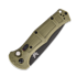 Coltello pieghevole Benchmade Claymore Drop Point, verde, dentatura lama 9070SBK-1