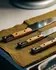 Kitchen knife set Benchmade Culinary 3 Piece Set, Stonewashed, Richlite 4000-02