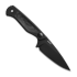 Benchmade Dacian Magnacut Black Cerakote ナイフ, black canvas micarta, molded sheath 203BK-02