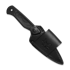Benchmade Dacian Magnacut Black Cerakote 칼, black canvas micarta, molded sheath 203BK-02