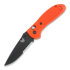Benchmade Griptilian k&auml;&auml;nt&ouml;veitsi, tappi, musta, oranssi, combo ter&auml; 551SBK-ORG
