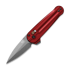 Benchmade Lowden M390 Grey Cerakote sulankstomas peilis, Phoenix Red Aluminum 491GY-01