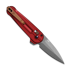 Benchmade Lowden M390 Grey Cerakote sulankstomas peilis, Phoenix Red Aluminum 491GY-01