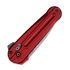 Benchmade Lowden M390 Grey Cerakote sulankstomas peilis, Phoenix Red Aluminum 491GY-01