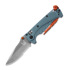 Складной нож Benchmade Mini Adira, depth blue grivory, серрейтор 18065S