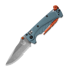 Benchmade Mini Adira kääntöveitsi, depth blue grivory, combo terä 18065S