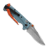 Benchmade Mini Adira kääntöveitsi, depth blue grivory, combo terä 18065S