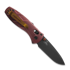 Coltello pieghevole Benchmade Mini Barrage S30V Black Cerakote, Redstone Richlite 585BK-04
