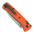 Benchmade Mini Bugout S30V Stonewash 折叠刀, orange grivory 533