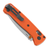 Coltello pieghevole Benchmade Mini Bugout S30V Stonewash, orange grivory 533