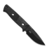 Benchmade Mini Bushcrafter Cru-Wear 刀, Black Cerakote, Carbon Fiber 165BK