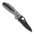Coltello pieghevole Benchmade Mini-Griptilian G10, foro, nero, dentatura lama 555SBK-1