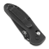 Benchmade Mini Griptilian S30V 折叠刀, 推刀柱, 黑色 556BK-S30V
