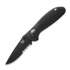 Benchmade Mini Griptilian sulankstomas peilis, spaustukas, juoda, dantytas 556SBK-S30V