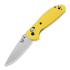 Benchmade Mini-Griptilian sulankstomas peilis, spaustukas, geltona 556-YEL-S30V