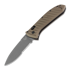 Benchmade Auto Presidio II CPM M4 folding knife, burnt bronze aluminum 5700SGY-1