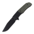Berg Blades Iron Wolf DLC sulankstomas peilis, green canvas micarta