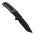 Berg Blades Iron Wolf DLC kääntöveitsi, green canvas micarta