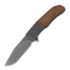 Berg Blades Iron Wolf Stonewash 折叠刀, brown canvas micarta