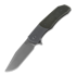 Berg Blades Iron Wolf Stonewash sulankstomas peilis, green canvas micarta
