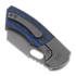 Berg Blades Slim Blue Rose FatCarbon sulankstomas peilis, stonewashed