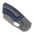 Berg Blades Slim Blue Rose FatCarbon kääntöveitsi, stonewashed