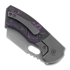 Berg Blades Slim Purple Haze FatCarbon folding knife, stonewashed