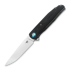 Bestech Ascot - Satin - G10 + CF kääntöveitsi, musta