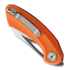 Bestech Bihai - Grey DLC Stonewash + Satin - G10, oranžinėnge