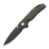 Bestech Bison G10 sulankstomas peilis, green/black
