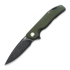 Bestech Bison G10 kääntöveitsi, vihreä/musta