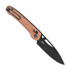 Складной нож Bestech Cobber - Black PVD - Micarta, коричневый