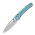 Coltello pieghevole Bestech Cobber - Stonewash - G10, light blue