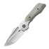Navalha Bestech Dactyl - Satin - Canvas Micarta, preto