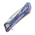 Bestech Duci - Satin - Titanium sulankstomas peilis, flamed