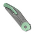 Bestech Excentric - Blastwash - Titanium sulankstomas peilis, pilka