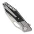 Bestech Fractal - Stonewash + Satin - CF sulankstomas peilis, pilka