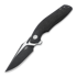 Bestech Ghost - Blackwash + Satin - CF kääntöveitsi, musta