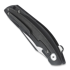 Bestech Ghost - Blackwash + Satin - CF kääntöveitsi, musta