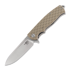 Bestech Grampus - Stonewash + Satin - G10 sulankstomas peilis, beige