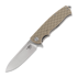 Bestech Grampus - Stonewash + Satin - G10 kääntöveitsi, beige