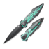 Складной нож Bestech IKA Dagger - Black PVD - CF, GID Marble