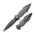 Zavírací nůž Bestech IKA Dagger - Black PVD - CF, Purple Haze