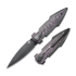 Coltello pieghevole Bestech IKA Dagger - Black PVD - CF, Purple Haze