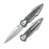 Складной нож Bestech IKA Dagger - Satin - CF, Silver Marble