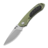 Coltello pieghevole Bestech Junzi - Blastwash + Satin - Titanium, verde