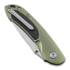Coltello pieghevole Bestech Junzi - Blastwash + Satin - Titanium, verde