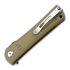 Bestech Kendo - Blackwash + Satin - G10 sulankstomas peilis, beige