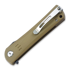 Bestech Kendo - Blackwash + Satin - G10 kääntöveitsi, beige