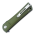Zavírací nůž Bestech Kendo - Blackwash + Satin - G10, zelená